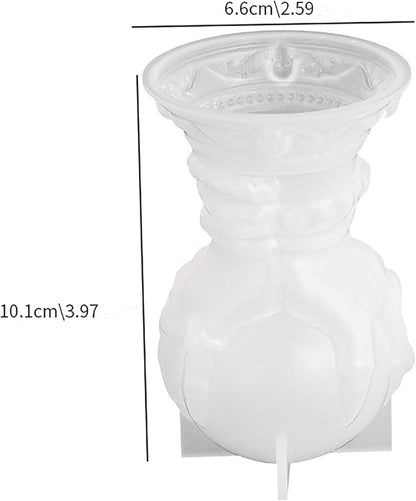 Skull Rose Crystal Ball & Ghost 3D Silicone Molds for Resin Candle & Body Soap Making