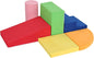6-Piece Set Baby Foam Climbing Blocks for Toddlers - Baby Climbing Toys for Toddlers Indoor - Kids Soft Play Climbing for Toddlers - Velvet Foam Play Gym Playtime Corner Climber