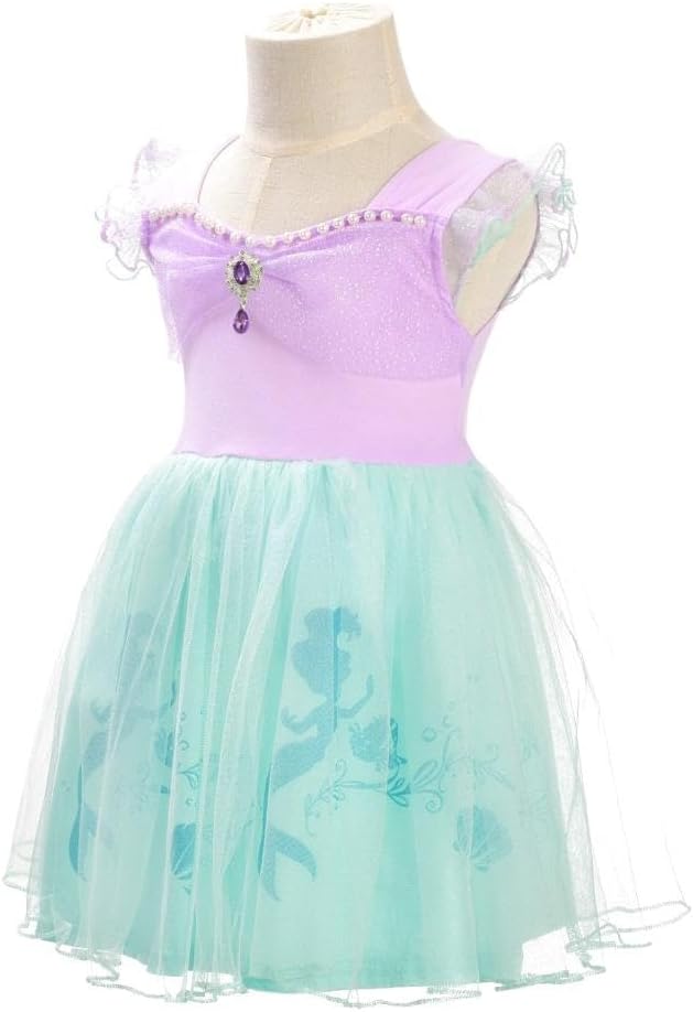 Dressy Daisy Princess Dress Up Clothes Halloween Fancy Party Tulle Skirt Summer Outfit for Baby & Toddler Girls