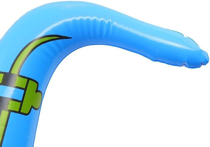 DECORA 27.5“ Inflatable Saxophones Assorted Colors 6pcs for Kids Party Favors (Pack of 2)