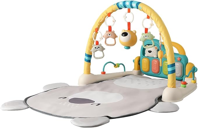 Caterbee Baby Piano Play Gym Music Mat (Bear)