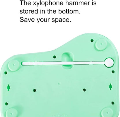 2 in 1 Baby Piano Xylophone for Toddlers 1-3 Years Old, 8 Multicolored Key Keyboard Baby Xylophone Piano, Preschool Educational Musical Learning Instruments Toy for Baby Kids Girls Boys