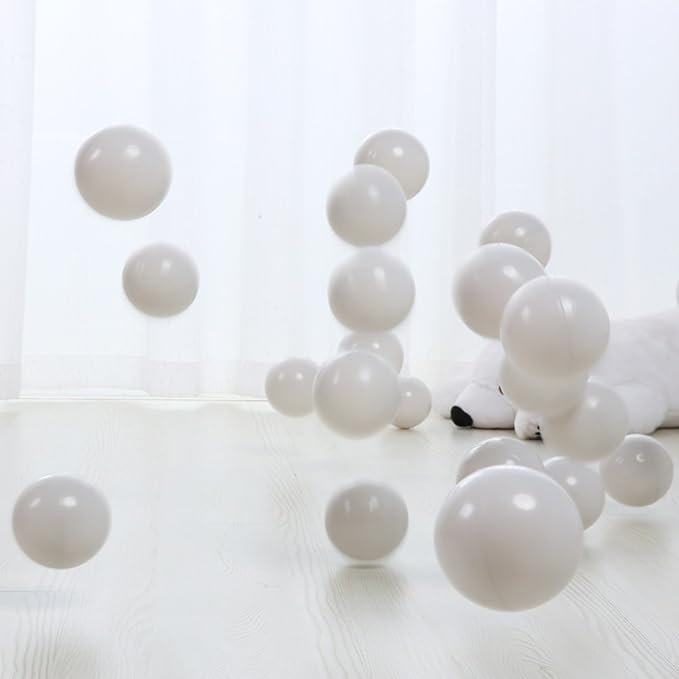 PlayMaty Ball Pit Balls - 2.75inches Plastic Phthalate & BPA Free Balls Crush Proof Stress Balls Swim Pit Fun Toy with Storage Bag for Baby Playhouse Birthday Party DecorationPack of 50