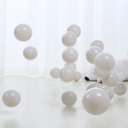 PlayMaty Ball Pit Balls - 2.75inches Plastic Phthalate & BPA Free Balls Crush Proof Stress Balls Swim Pit Fun Toy with Storage Bag for Baby Playhouse Birthday Party DecorationPack of 50