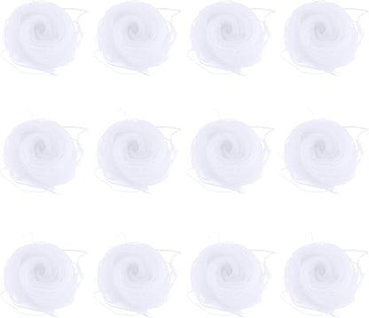 Larcele 12 Pieces Juggling Dance Scarf for Performance Prop Accessory 24 x 24 inches WDSJ-02