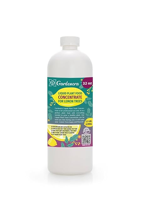 Plant Growth Superfood for Lemon Trees with 18 Essential Vitamins & Minerals - Organic Plant Food Fertilizer - Micro-Fungi and Bio-Organisms for Lemon Tree Care & Growth Enhancement - 32oz