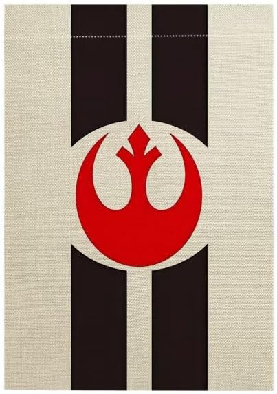 Rebel Alliance Garden Flag,Nationality Flag,Fade Resistant Polyester,Garden Decoration,Double-Sided,12 x 18 inches.