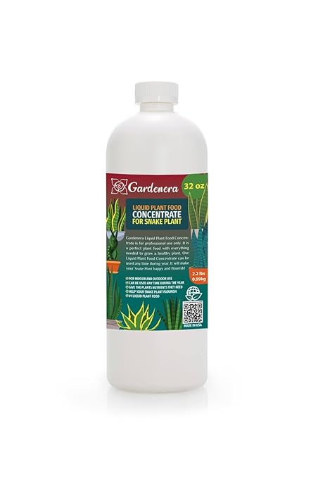 Plant Growth Superfood for SNAKE Plants with 18 Essential Vitamins & Minerals - Organic Plant Food Fertilizer - Micro-Fungi and Bio-Organisms for SNAKE Plant Care & Growth Enhancement - 32oz