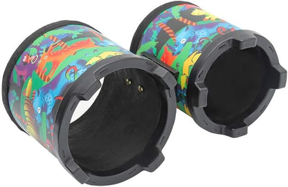 Bongo Drum 5"-6" Rhythm Club Drum for Kids Percussion Instrument Music Drums with Colorful Mallets for Baby Children Special Christmas Birthday Gift.(5"-6")