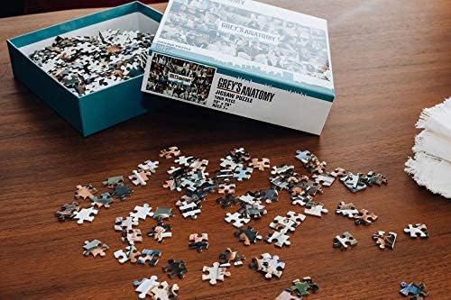 Grey's Anatomy Collage 1000 Piece Jigsaw Puzzle for Adults | Educational Toy Gifts | Challenging Interactive Brain Teaser for Family Game Night | 28 x 20 Inches