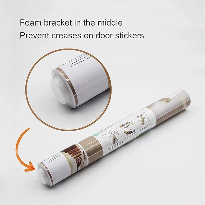 3D Door Stickers Murals Peel and Stick - Beach Path - Door Wallpaper Self-Adhesive Door Decals Removable PVC Waterproof Door Poster for Bedroom Living Room Door Decoration 37.4" x 84.6"