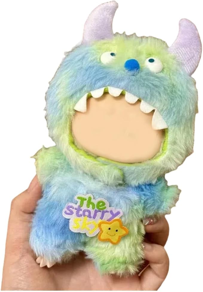 Clothes for 17cm Accessories Suit Cute Clothes for Doll Dress up Animal Carton Style Outfits (NO Doll)(Monster)