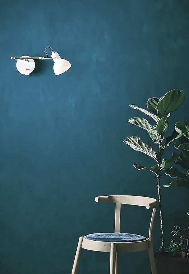 Dimoon 236''x17.7'' Blue Peel and Stick Wallpaper Contact Paper Modern Self Adhesive Wall Paper Removable Renter Friendly Textured Solid Color Shelf Cabinet Vinyl Roll (236''x17.7'',Dark Blue)