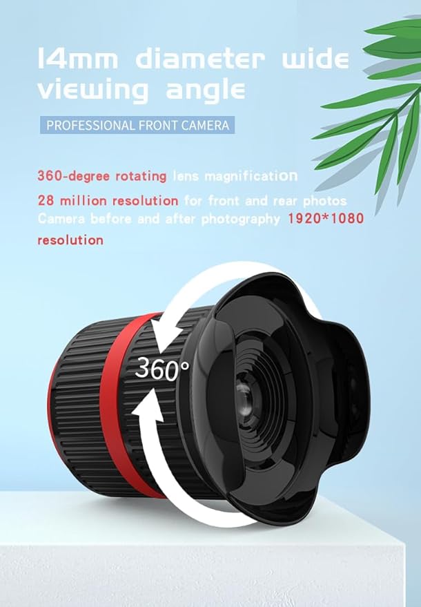 Kids Camera,Kids Digital Camera with Rotating Zoom Lens,1080P HD Digital for Kids with Flash,32GB SD,Christmas Birthday Gifts for Girls Boys 3-12 (Sky Blue, D31)