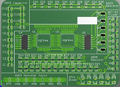 Gikfun DIY SMD/SMT Components Practice Board Soldering Skill Training Kit AE1173
