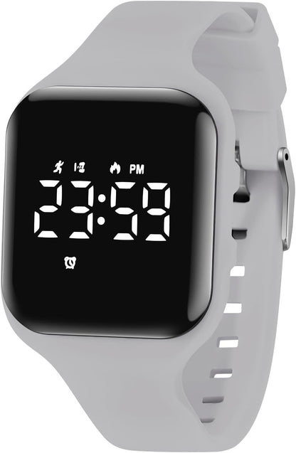 Kids Watches for Girls Boys Digital Sport Watch with Step Counter Pedometer Vibration Alarm Clock, No App Waterproof Fitness Tracker Kids Watch Boys Girls Teens Students Ages 5-16