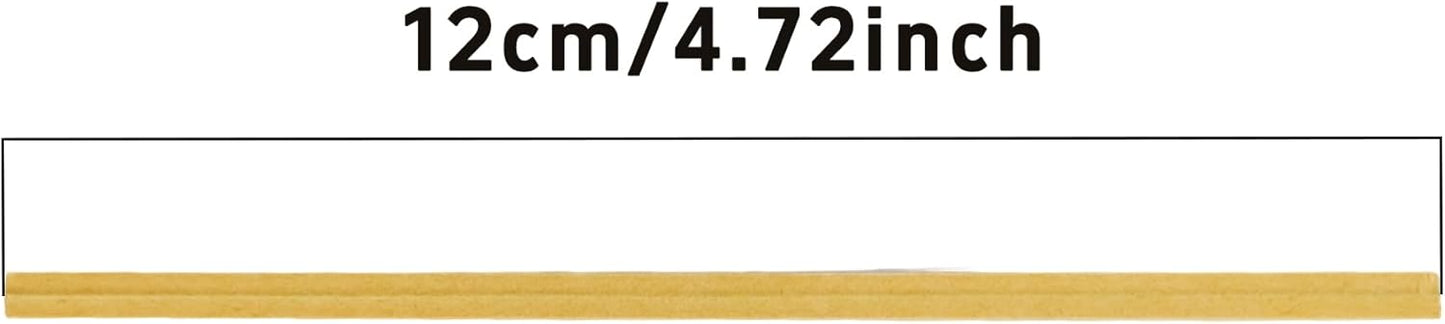 200PCS 4.72 Inch Kraft Paper Twist Ties, Reusable Cable Ties for Tying Bread, Plant Support, Bread Packaging, Candy Bags and Craft Projects (Brown)