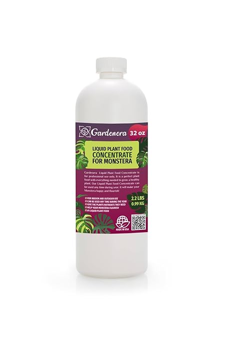 Plant Growth Superfood for MONSTERA Plants with 18 Essential Vitamins & Minerals - Organic Plant Food Fertilizer - Micro-Fungi and Bio-Organisms for MONSTERA Care & Growth Enhancement - 32oz