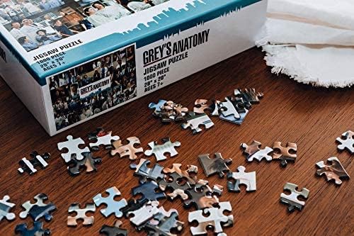 Grey's Anatomy Collage 1000 Piece Jigsaw Puzzle for Adults | Educational Toy Gifts | Challenging Interactive Brain Teaser for Family Game Night | 28 x 20 Inches