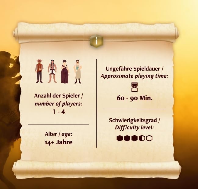 INSCAPE Wild West Riddles - Puzzle Box - Wooden Escape Room in A Box for Adults - Cluebox - Puzzle Boxes with Hidden Compartments - Birthday Gift Gadget for Men and Women