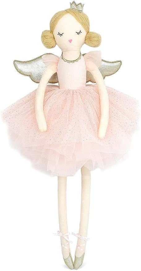 MON AMI Sugar Plum Fairy Doll with Wings– 22”, Soft & Elegant Stuffed Plush Doll, Use as Toy or Room Décor for Kids of All Ages