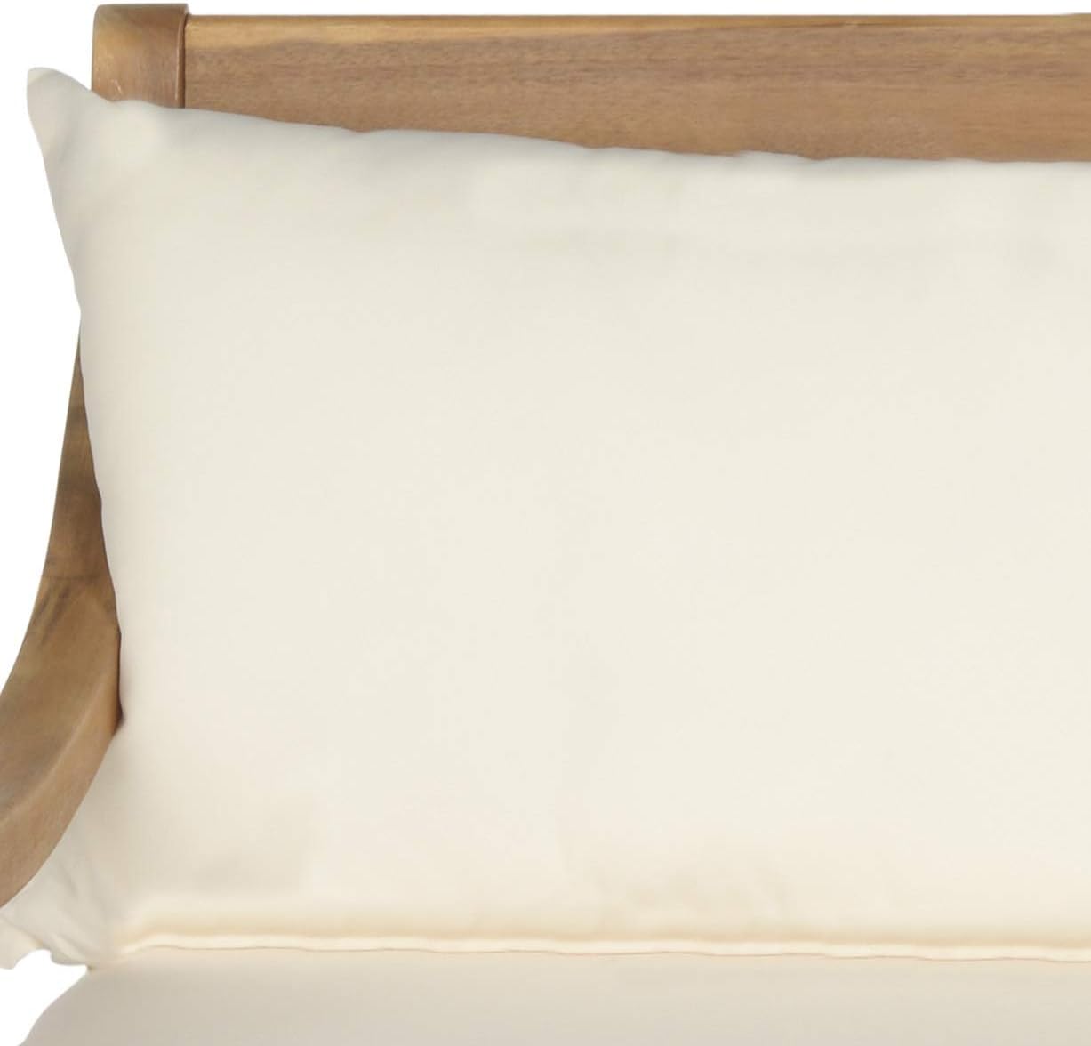 Safavieh Outdoor Collection Pasadena Brown /Taupe Acacia Wood Cushioned Daybed