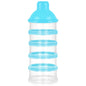 Accmor Formula Dispenser On The Go, 5 Compartments Stackable Formula Container for Travel, Baby Milk Powder Kids Snack Container, BPA Free