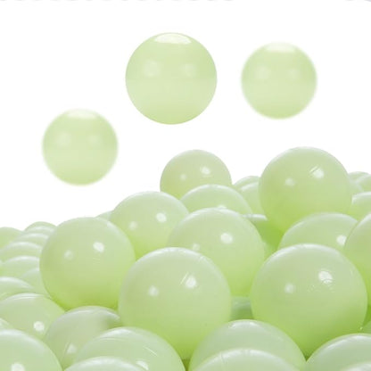 PlayMaty Ball Pit Balls - 2.75inches Plastic Phthalate & BPA Free Balls Crush Proof Stress Balls Swim Pit Fun Toy with Storage Bag for Baby Playhouse Birthday Party DecorationPack of 50