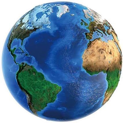 AOFOTO Blue Earth Seen Round Backdrop Space View Earth Photography Background Cover Earth Day Banner Earth Day Photo Backdrop Kids Astronaut Party Baby Shower Boys Girls Photo Booth Prop 5x5ft