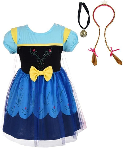 Dressy Daisy Princess Dress Up Clothes Halloween Fancy Party Tulle Skirt Summer Outfit for Baby & Toddler Girls