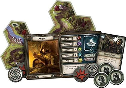 Asmodee The Lord of The Rings Journeys in Middle-Earth Board Game - Epic Cooperative Adventure Game for Kids and Adults, Ages 14+, 1-5 Players, 60+ Minute Playtime