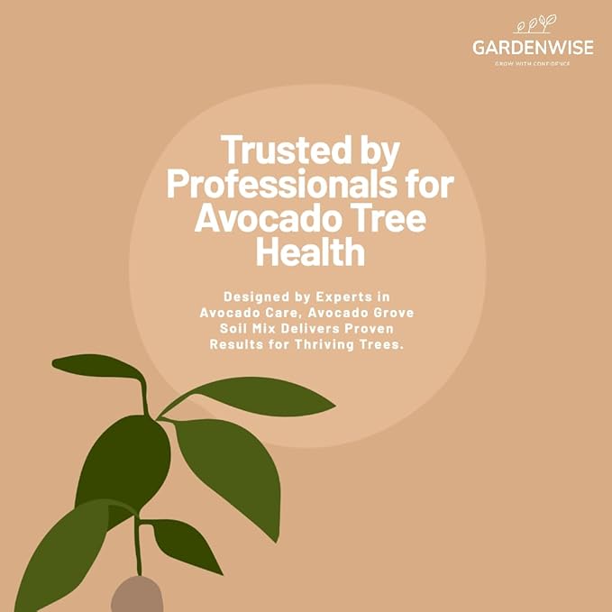 Avocado Tree Soil – Premium Organic Potting Mix for Avocado Trees | Tailored pH & Organic Nutrients | Fast-Draining & Moisture-Retaining | Indoor & Outdoor Use (4 QUARTS)