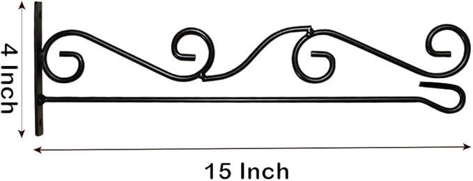 Wall Garden Flag Holder,Wall Garden Flag Stand,Garden Flag Scroll Hanger,Garden Flag Wall Hanger,one Piece Garden Flag Stand for Wall Porch,Great Gifts Ideas