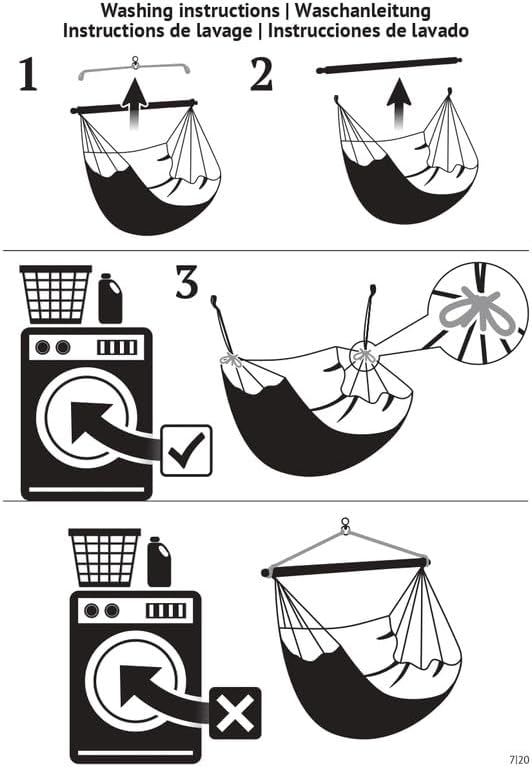 LA SIESTA® - XL King Domingo Hammock Swing Chair - Weather & Tear Resistant Hanging Hammock Chair - Indoor Outdoor Hammock Chair Swing - Hanging Chair for Patio Porch Bedroom - Max 355 Lbs, Toucan