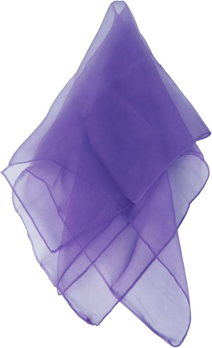 Larcele 12 Pieces Juggling Dance Scarf for Performance Prop Accessory 24 x 24 inches WDSJ-02