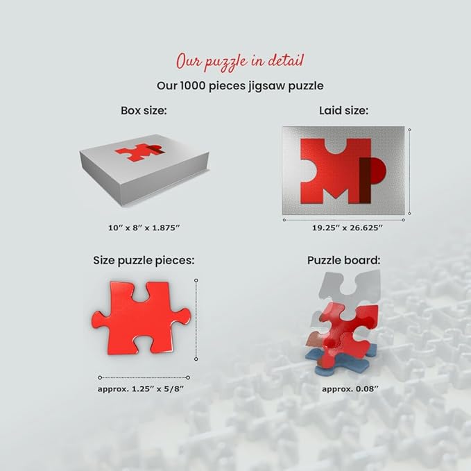 MyPuzzle Pluto: Meteor Showers, Vintage Poster - Premium 1000 Piece Jigsaw Puzzle for Adults