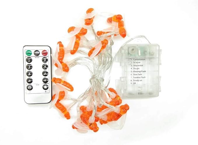 Remote String Lights, 7.5Ft 20 Led Fairy String Lights Battery Operated String Lights for Garden, Patio, Lawn Decoration with Remote Control(Warm White)