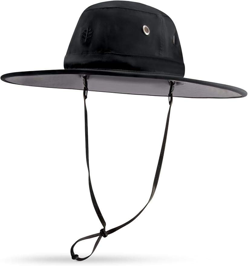 Men's Shapeable Wide Brim Hat - UPF 50 Sun Protection - Maximum Coverage on Your Next Adventure - Sun Fearless Leo Hat