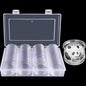 60Pcs 40mm Coin Capsules with Plastic Storage Box Organizer Collection Case