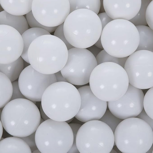 PlayMaty Ball Pit Balls - 2.75inches Plastic Phthalate & BPA Free Balls Crush Proof Stress Balls Swim Pit Fun Toy with Storage Bag for Baby Playhouse Birthday Party DecorationPack of 50