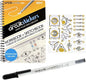Circuit Scribe Sticker Kit | Circuit Drawing Conductive Ink Pen & 11 Electronic Sticker Modules | Workbook with 27 Lessons | Learning & Education STEM Toy for Ages 8+