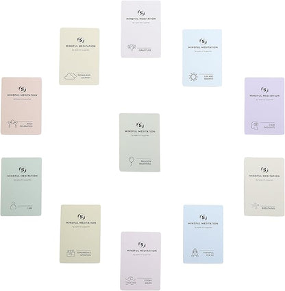 Special Supplies 101 Mindfulness & Meditation Cards Daily Self Care Kit for Stress & Anxiety Relief Relaxation Gifts for Teens and Adults Motivational Cards for Women with Positive Affirmations