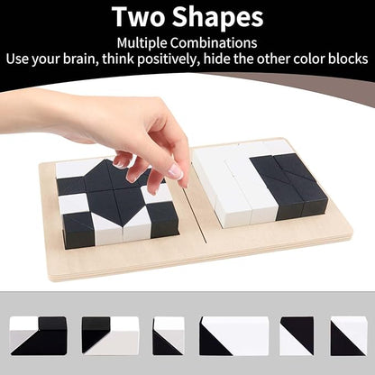 Brain Teaser Puzzles, Block Puzzle, Battle Blocks Game, 40 Challenge, Teens, IQ Test Mind Puzzle Toys, Birthday Gifts for Adult, Best Gifts