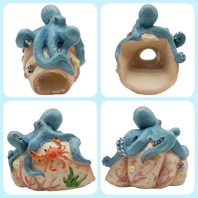 Octopus Statues Gutter Downspout Extension Statues Garden Decoration,Resin Statue Outdoor Decor,Animal Downspout Diverter,Decorative Gutter Extension,3"×4" Downspout Extender Diverter Splash Block