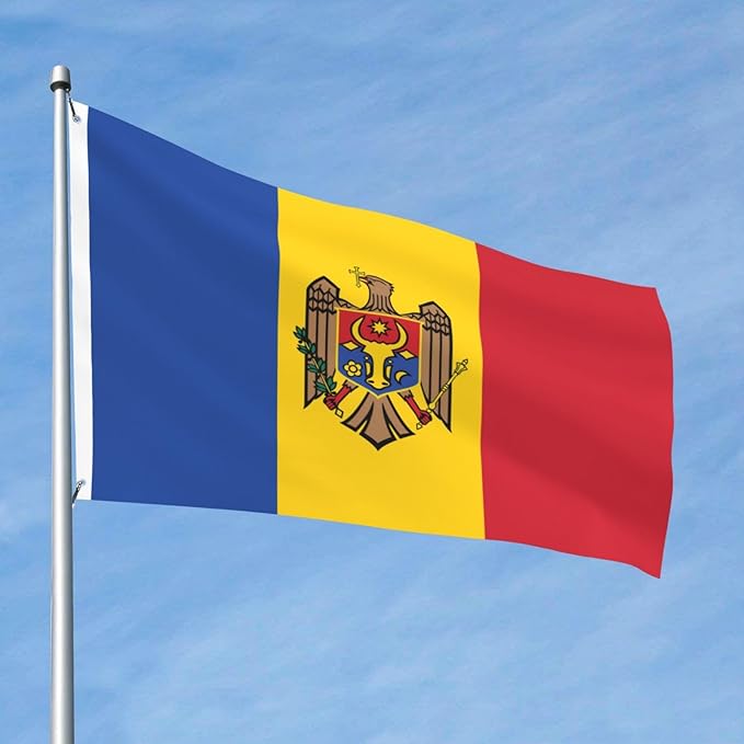 Moldova Moldavian Flag Garden Yard House 2x3 ft Flags Double Sided Print Banner Indoor Outdoor Party Home Decorations for Boat Dorm House Balcony