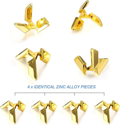 Triangle Metal Puzzle, 3D Brain Teaser Puzzle, Fidget Desk Toys for Adults, Office, and Home