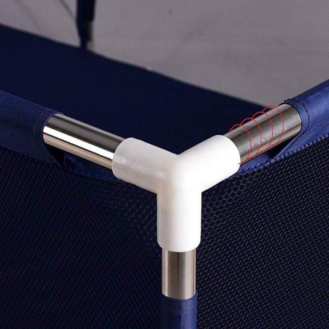 Gaorui Large Kids Baby Ball Pit - Portable Indoor Outdoor Baby Playpen Toddlers Children Safety Play Yard Fun Activities Popular Toys (Not Includes Balls) (Blue)