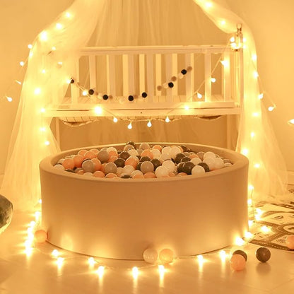 GOGOSO Ball Pits Balls for Toddlers Pack of 50 100 200 Plastics Shape Ball Non-Phthalate Non-BPA Non-Toxic 2.2-Inch Crush Proof Play Balls