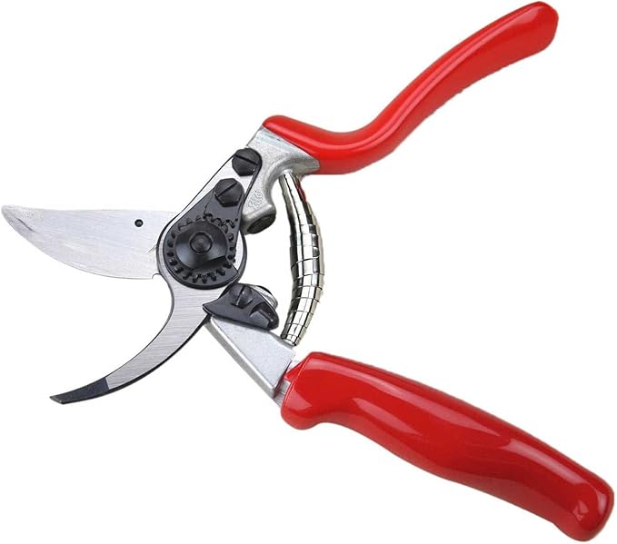 Felco F7 Pruning Shears – 26" Swiss-Made Garden Clippers with Rotating Handle for Reduced Fatigue | Hand Pruners for Gardening | Garden Tool Cutter with Precision Bypass Blade, Aluminum Handles