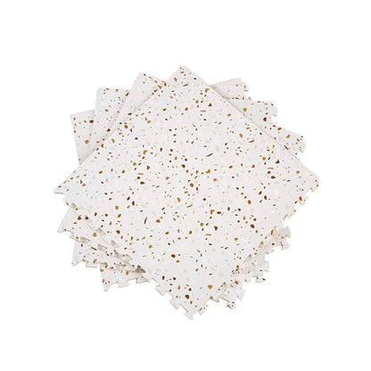 Terrazzo Playmat, Non-Toxic, Eco-Friendly, EVA-Foam, Puzzle Playmat (Brown), Extra Large, 180 centimeters x 120 centimeters